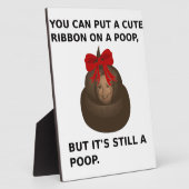 Plaque Photo Hillary Poop (Côté)