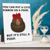 Plaque Photo Hillary Poop (Côté)