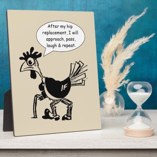 Plaque Photo Hip Replacement Surgery (Côté)