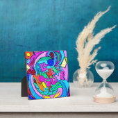 Plaque Photo hippie amour super (Insitu)