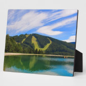 Plaque Photo Hirschenkogel en été - Réflexions sur l'eau (Côté)