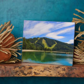 Plaque Photo Hirschenkogel en été - Réflexions sur l'eau (Côté)
