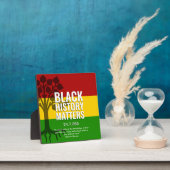 Plaque Photo Histoire noire Marcus Garvey Citation BHM (Insitu)