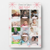 Plaque Photo Hiver Conederland Baby's 1st Year Photo Collage (Devant)
