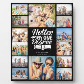 Plaque Photo Hiver D'Un Degree Photo Collage Souvenirs (Devant)