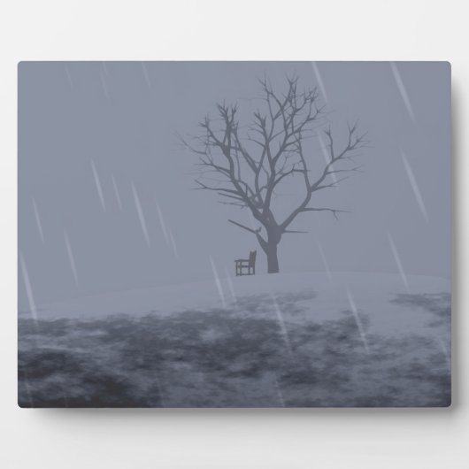 Plaque photo hiver-froid (Devant)