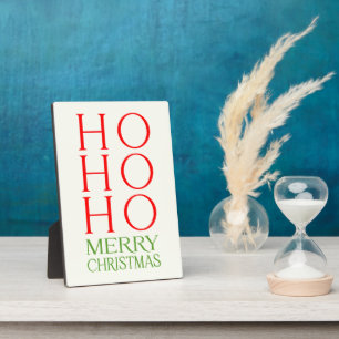 Plaque Photo Ho Ho Ho Joyeux Noël