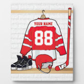 Plaque Photo Hockey sur glace du Jersey (Devant)