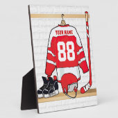 Plaque Photo Hockey sur glace du Jersey (Côté)