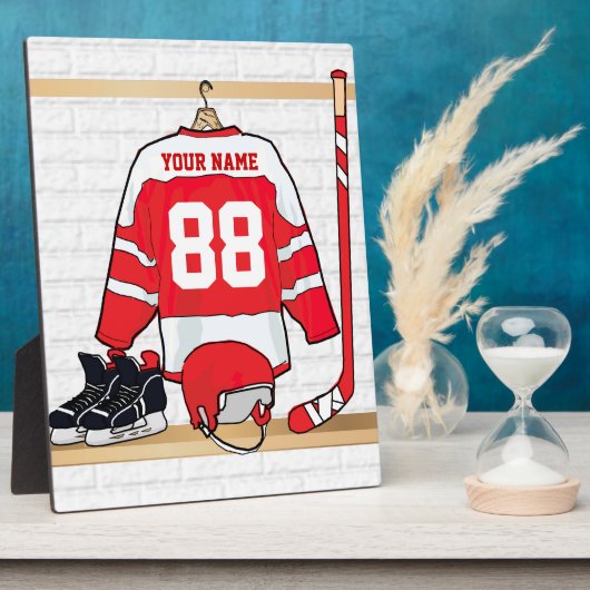 Plaque Photo Hockey sur glace du Jersey (Côté)