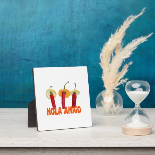 Plaque Photo Hola amigo (Insitu)