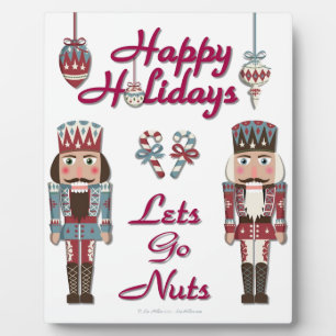 Plaque Photo Holiday Nutcracker