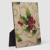 Plaque Photo Holly Berries (Côté)