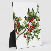 Plaque Photo Holly Berries 001 (Côté)