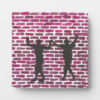 Plaque Photo Hollyhock Black Magic par Yeshaya Dank Mur en bois