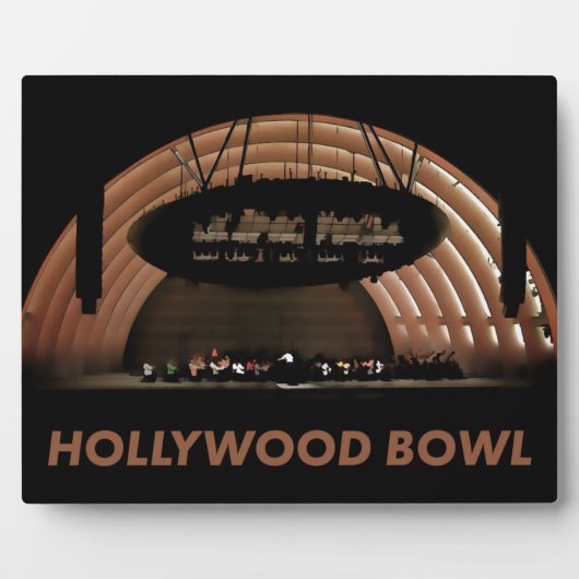 Plaque Photo Hollywood Bowl (Devant)