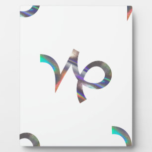 Plaque Photo hologramme Capricorne