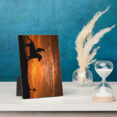 Plaque Photo Hommage commémoratif Cowboy Spirituel (Côté)