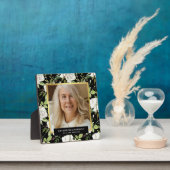 Plaque Photo Hommage élégant en mémoire Photo (Insitu)