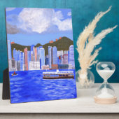 Plaque Photo Hong Kong (Côté)