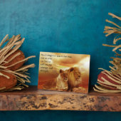 Plaque Photo Horaires difficiles, courage et force (Côté)