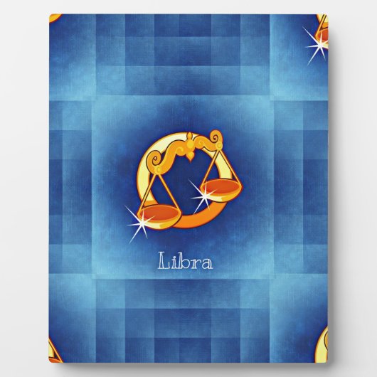 Plaque Photo horoscope de libra (Devant)