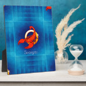 Plaque Photo horoscope de scorpio (Côté)