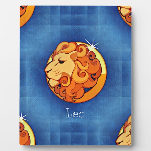Plaque Photo horoscope leo (Devant)