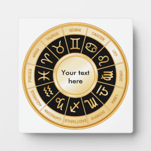 Plaque Photo Horoscope Mandala