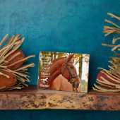 Plaque Photo Horse Memorial Animaux de compagnie Perte Souvenir (Côté)