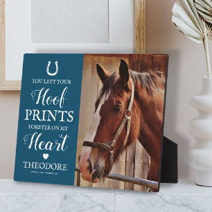 Plaque Photo Horse Memorial - Cadeau équestre