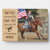 Plaque Photo Horse Memorial Equine Keepsaké photo (Devant)