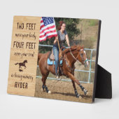 Plaque Photo Horse Memorial Equine Keepsaké photo (Côté)