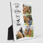 Plaque Photo Horse Memorial Keepsaké Photo Collage (Côté)