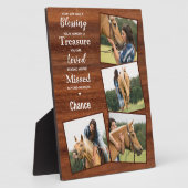 Plaque Photo Horse Photo Rustique Wood Keepsaké Memorial (Côté)