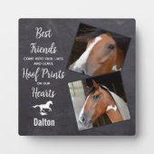 Plaque Photo Horse Photo souvenir Pet Memorial (Devant)