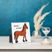 PLAQUE PHOTO HORSIN' AUTOUR (Insitu)