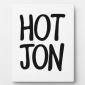 PLAQUE PHOTO HOT JON (Devant)
