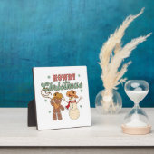 Plaque Photo Howdy Christmas Cowboy Snowman Western Funny (Insitu)