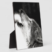 Plaque Photo Howling Wolf (Côté)