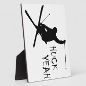 Plaque Photo Huck Ouais (Ski) (Côté)