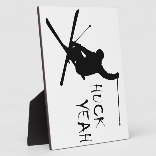 Plaque Photo Huck Ouais (Ski) (Côté)