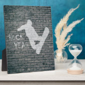 Plaque Photo Huck Yeah (Snowboarding) (Côté)