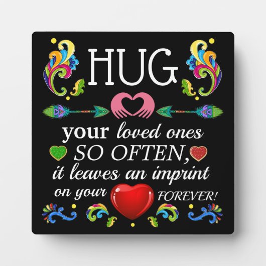 Plaque Photo HUG Tes Bien-Aimés (Devant)