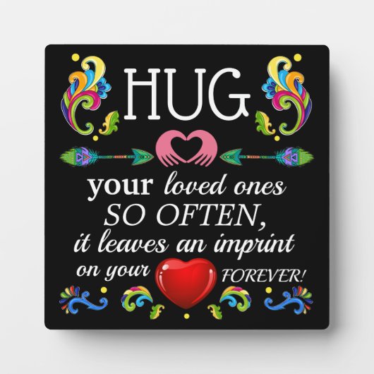 Plaque Photo HUG Tes Bien-Aimés (Devant)