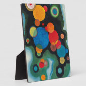 Plaque Photo Huile Abstraite de Kandinsky Deepened Impulse sur (Côté)