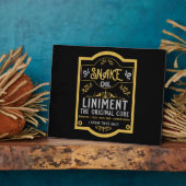 Plaque Photo Huile de serpent blanc sauvage de Cowboy (Côté)