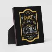 Plaque Photo Huile de serpent blanc sauvage de Cowboy (Recto)