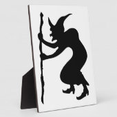 PLAQUE PHOTO HUNCHBACK HALLOWEEN WITCH (Côté)