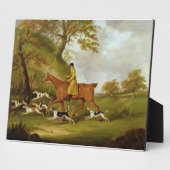 Plaque Photo Huntsman et Hounds, 1809 (huile sur toile) (Côté)